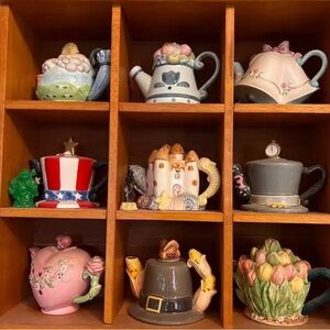 Colorful Ceramic Teapot Collection